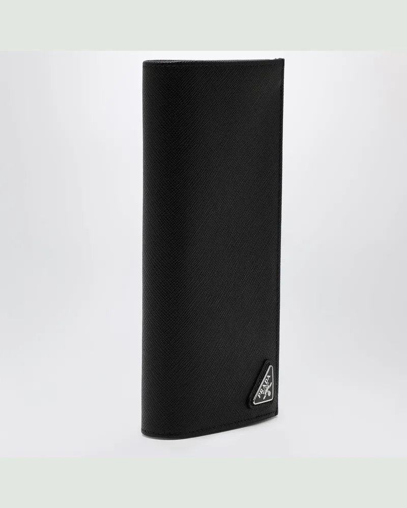 Prada Schwarze Geldbörse aus Saffiano-Leder Black