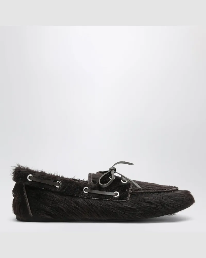 SENSO Braune Bateau Bootsschuhe aus Kalbshaar Brown