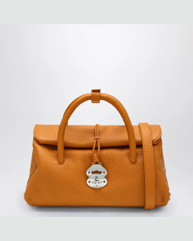 Zanellato Dotta Kleine Ledertasche orange Orange