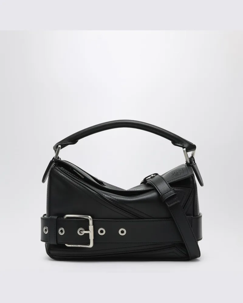 Loewe Puzzle Biker kleine Tasche schwarz Schwarz