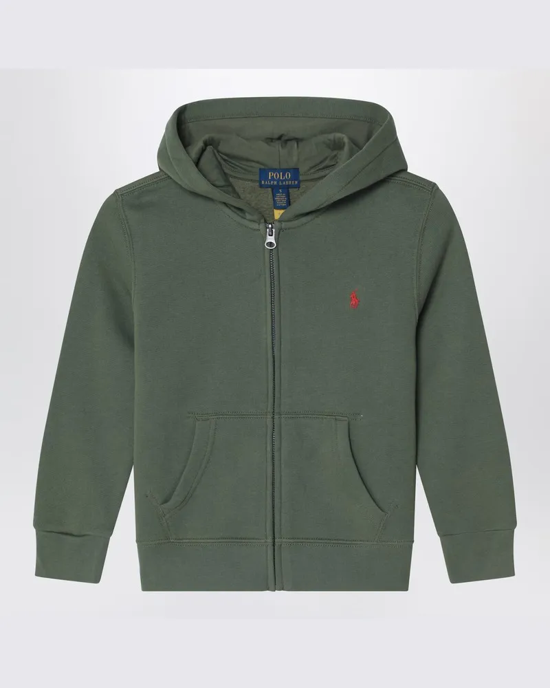 Ralph Lauren Olivgrünes Kapuzensweatshirt Grün