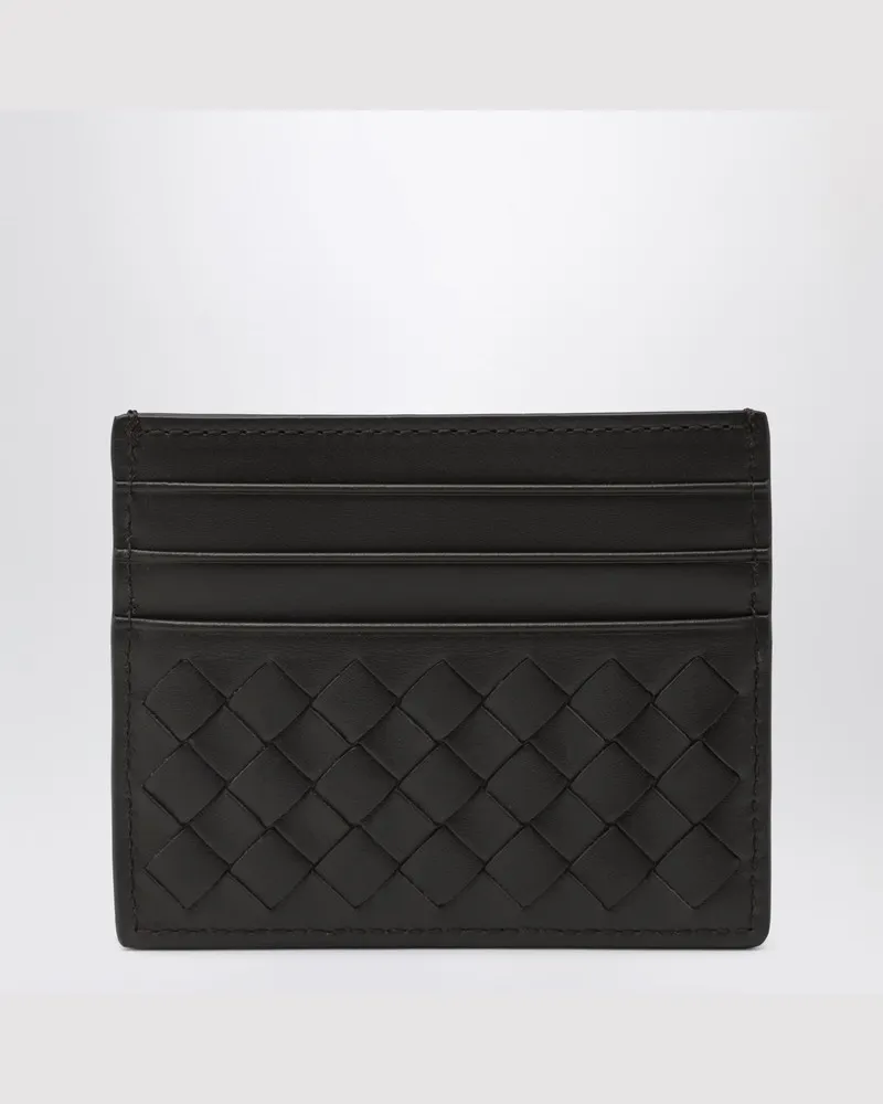 Bottega Veneta Brauner Intrecciato Kartenhalter 