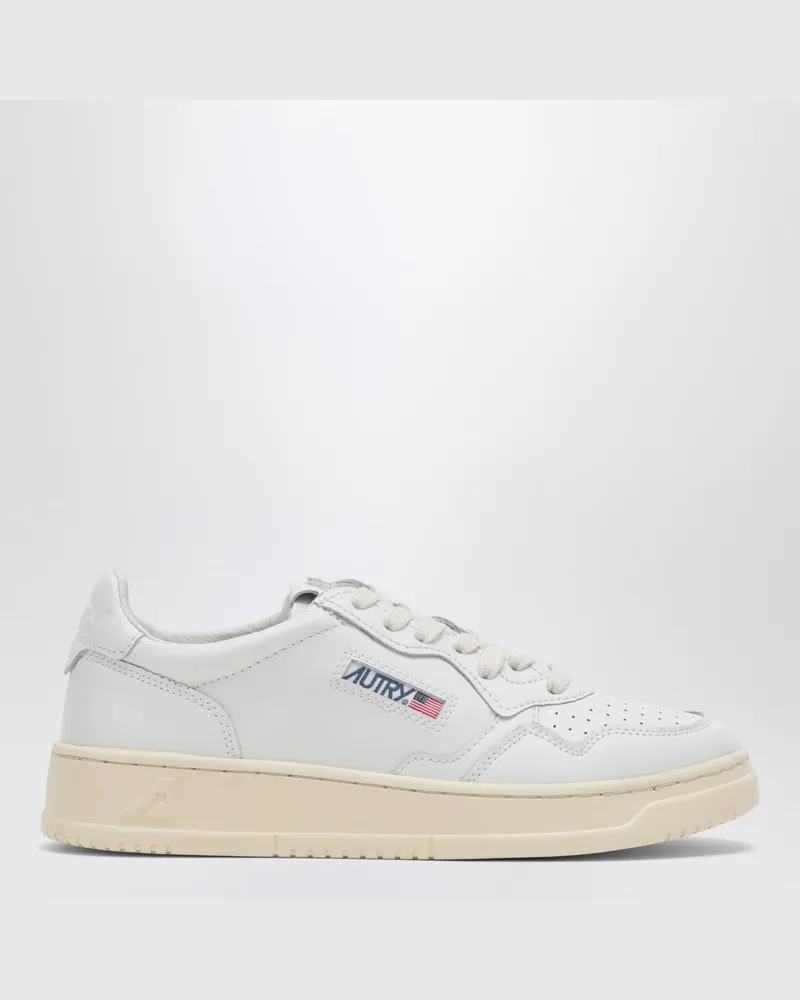 AUTRY Weißer LederSneakers Medalist Weiß