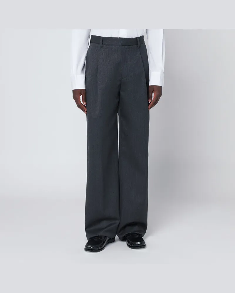 LARDINI Weite graue Hose Grau