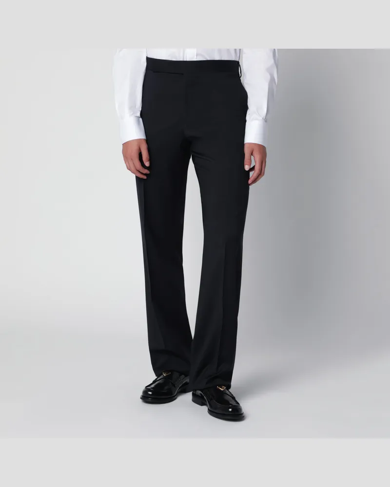 LARDINI Blaue Hose aus Wolle Blue