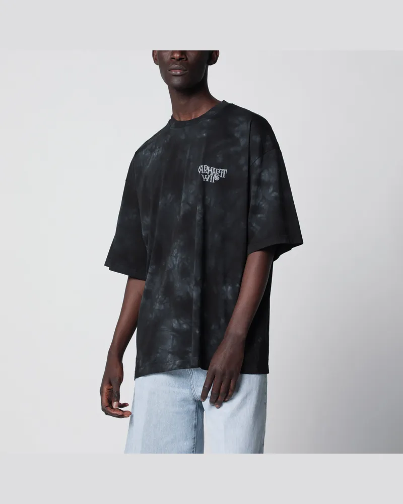 Carhartt WIP S Radiate T-Shirt aus Bio-Baumwolle in Yosemite/Obsidian Black