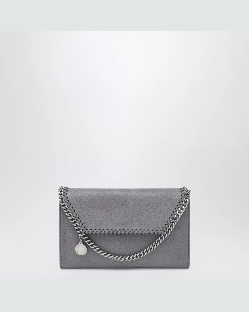 Stella McCartney Falabella Umhängetaschen-Portemonnaie in Dark Barolo Brown
