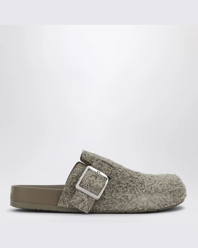 Loewe Ease Buckle Mule in Khakigrün Grün