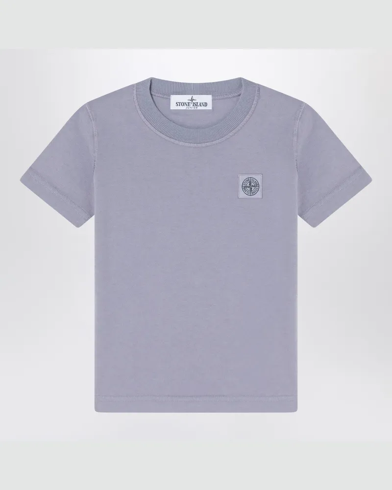 Stone Island Lilafarbenes kurzärmeliges T-Shirt Purple