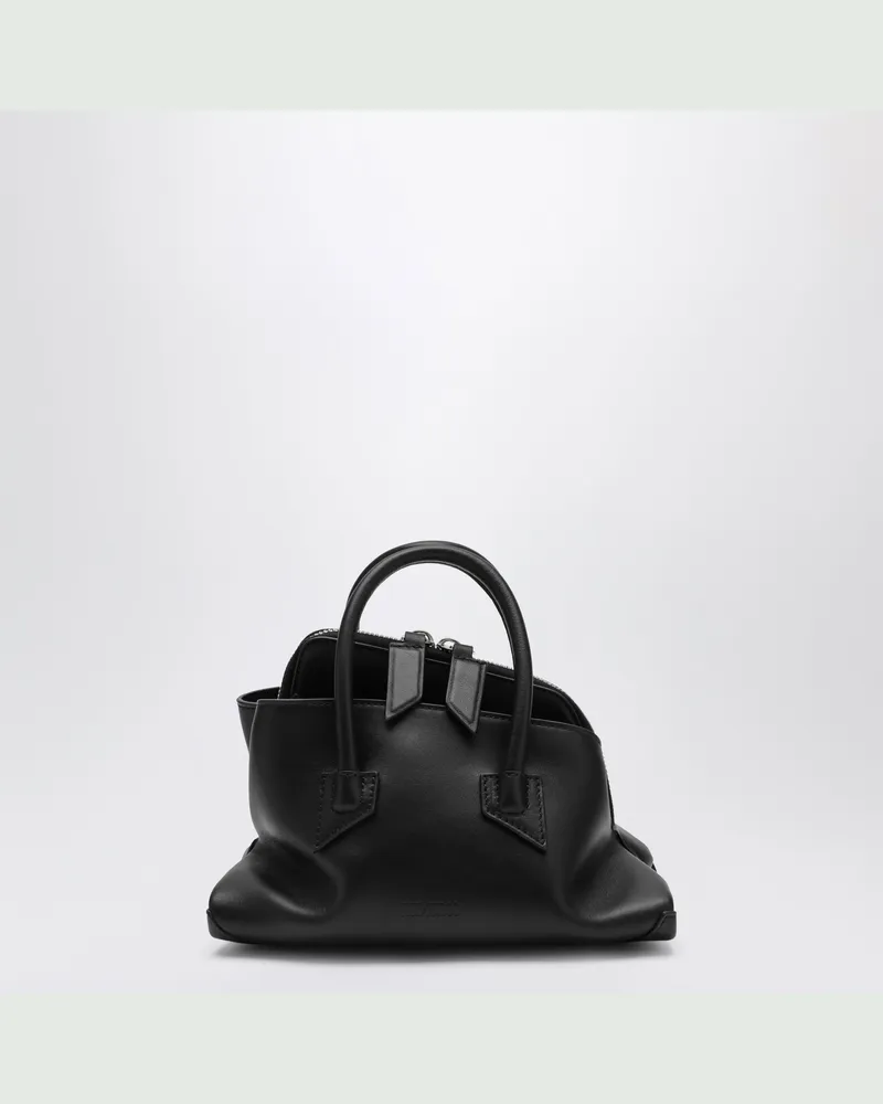 ATTICO Schwarze La Passeggiata Mini Tasche aus Leder Black