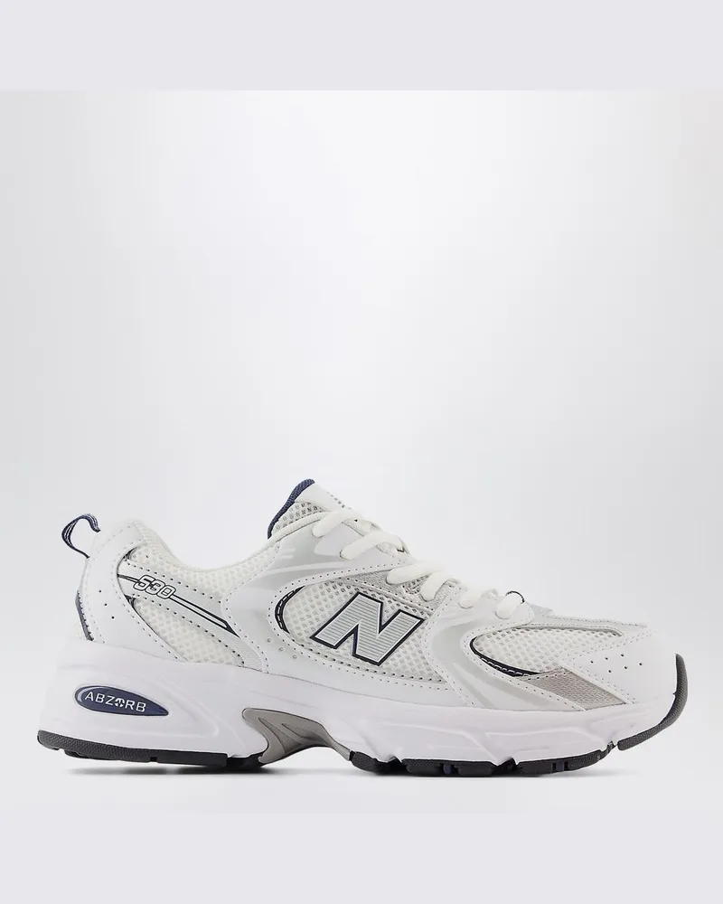 New Balance Sneaker 530 White/Indigo/Silver Metallic Weiß