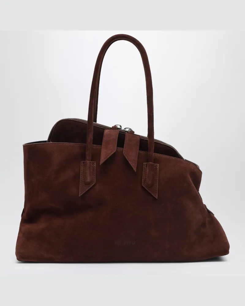 ATTICO Tasche La Passeggiata Medium in Hellschokolade Brown