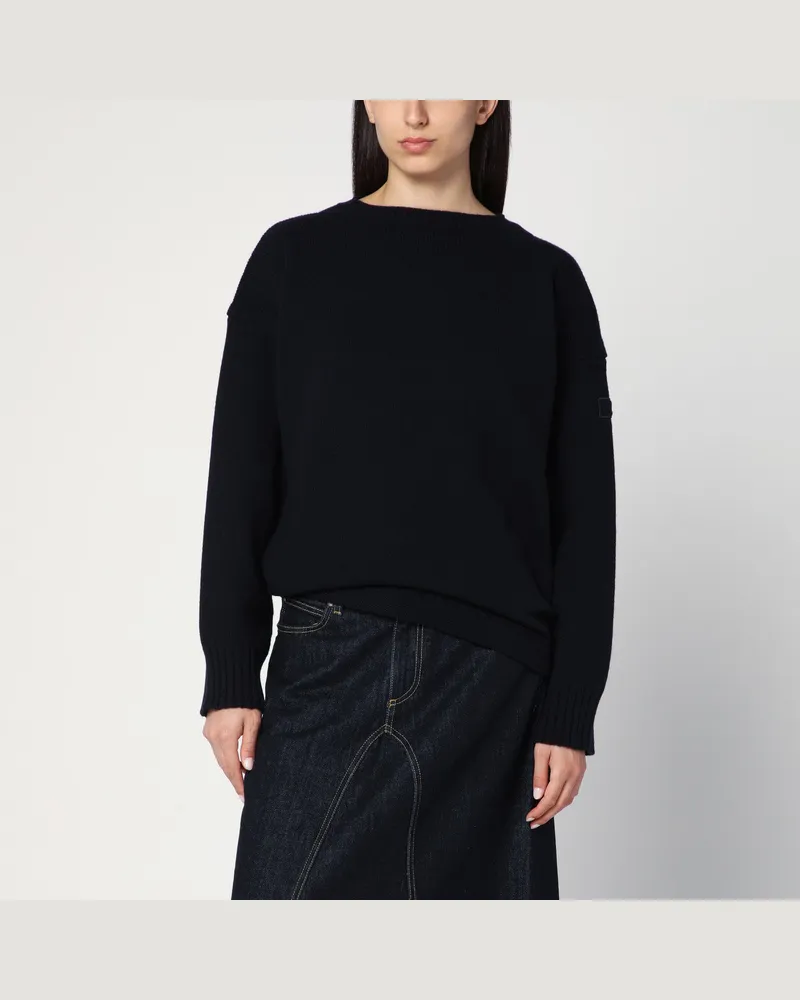 Chloé Marineblauer Pullover aus Wolle und Kaschmir 