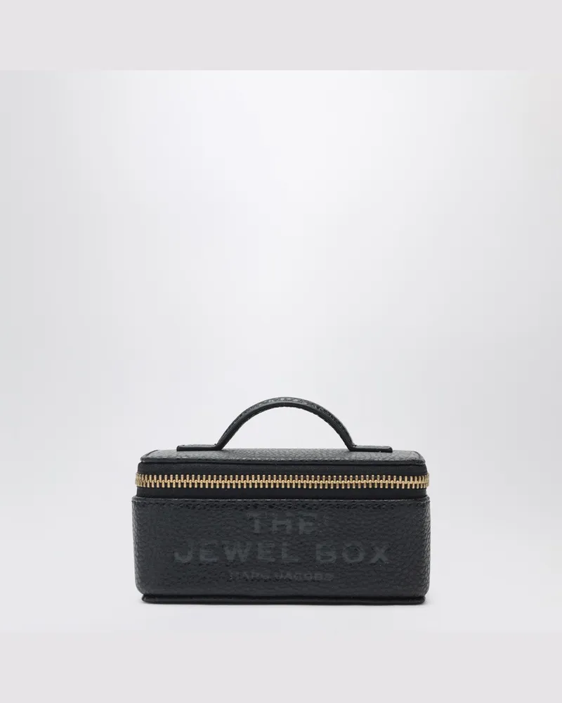 Marc Jacobs The Jewel Box aus schwarzem genarbtem Leder 