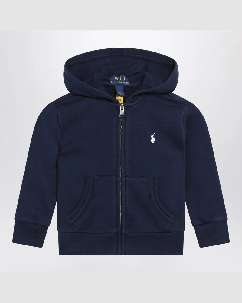 Ralph Lauren Navyblauer Hoodie mit Reißverschluss Blue