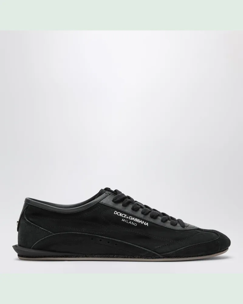 Dolce & Gabbana Sneaker DG Sailing aus Rafia in Schwarz Black