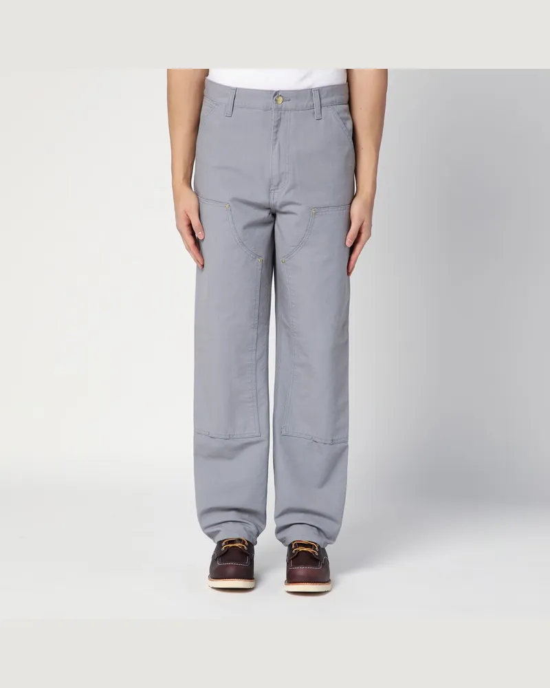Carhartt WIP Double Knee Pant Yosemite Rinsed Grau