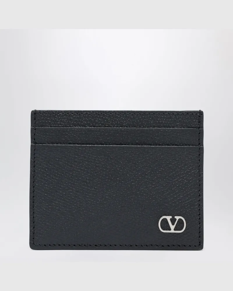 Valentino Garavani VLogo Signature Kartenetui in Schwarz Black