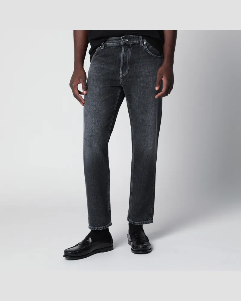 PT TORINO Dunkelgraue Jeans mit Washed-Effekt Grey