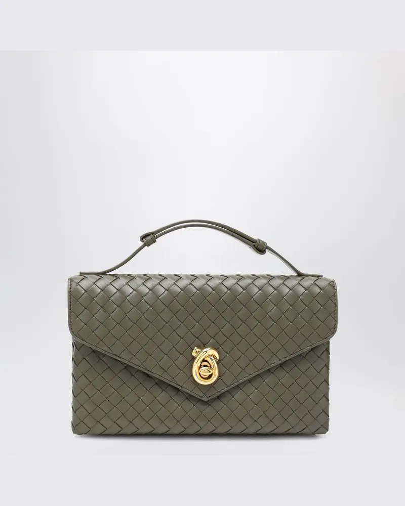 Bottega Veneta Knot Lock Cypress farbige Tasche Grün