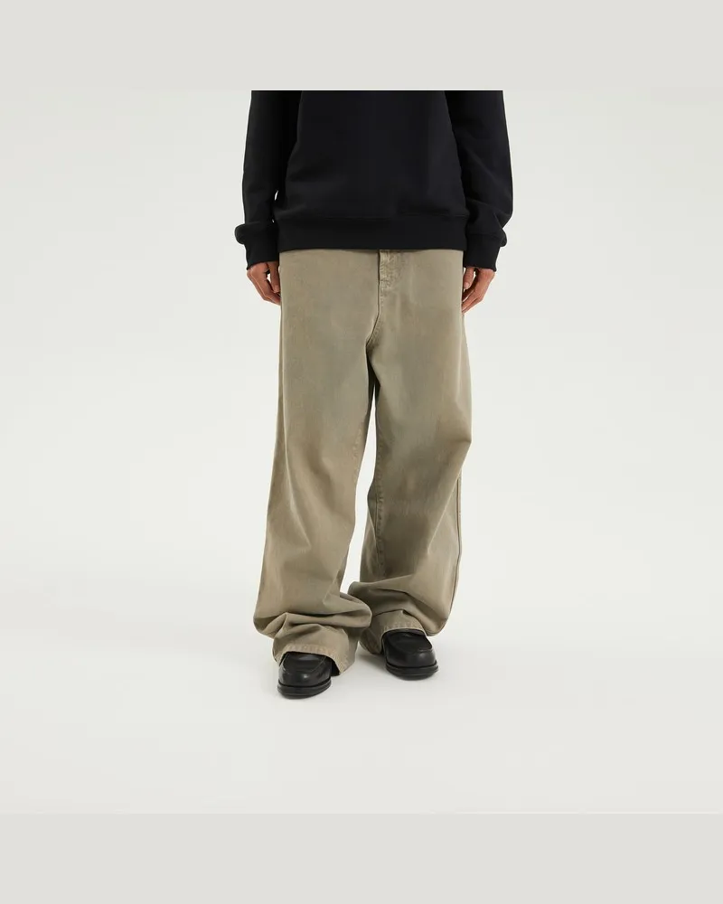 1989 STUDIO Hellbraune Chicago-Denim-Hosen Braun