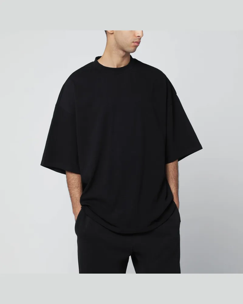 Entire Studios Schwarzes Boxy-T-Shirt 