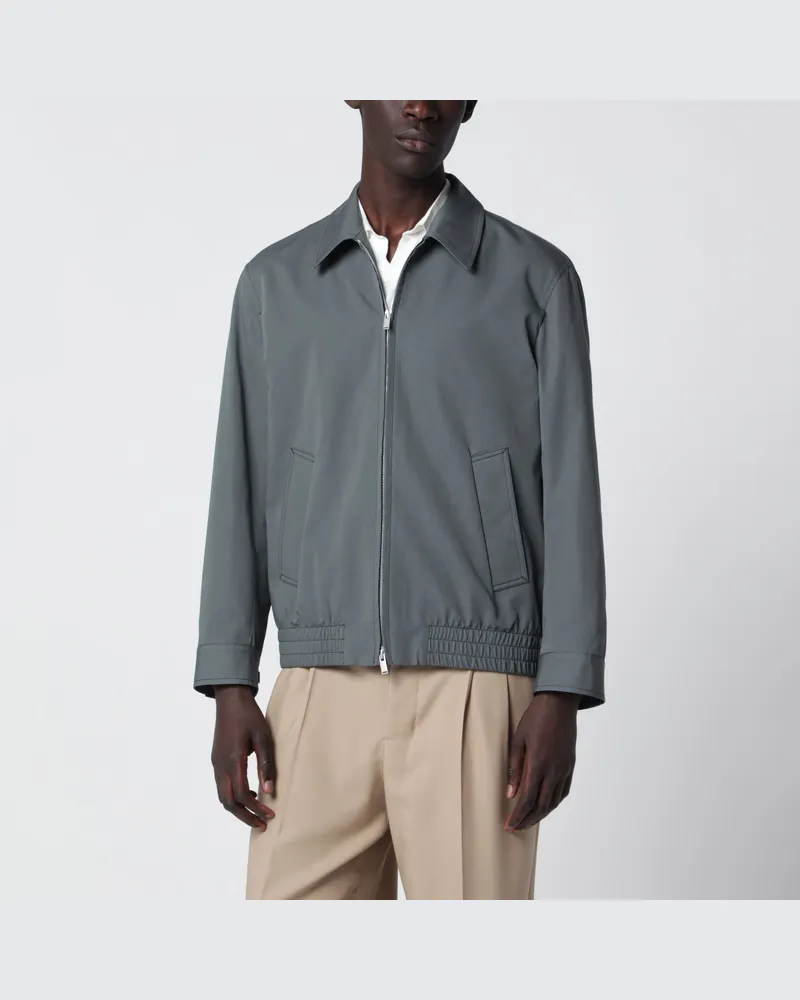 LARDINI Jacke Mit Reißverschluss Aus Baumwolle Und Seide Beige
