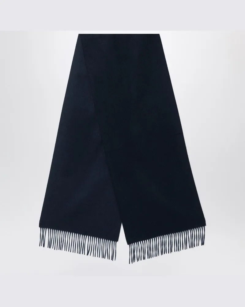 Destin Dunkelblauer Kaschmirschal Blau