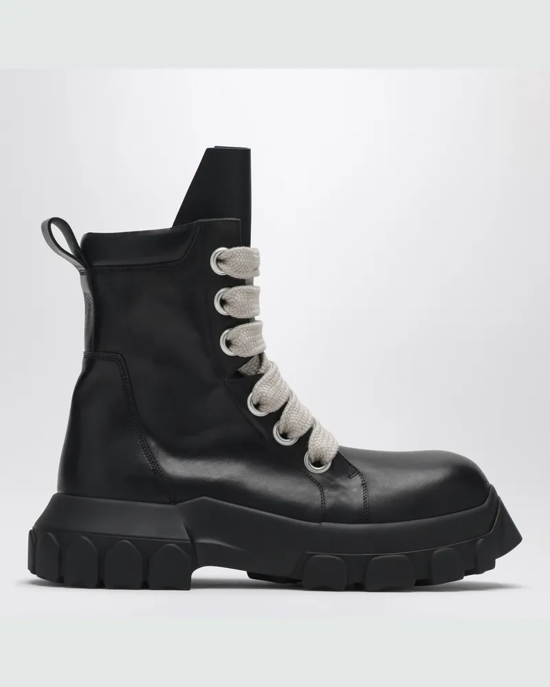Rick Owens Schwarze Bozo Tractor Boots Black