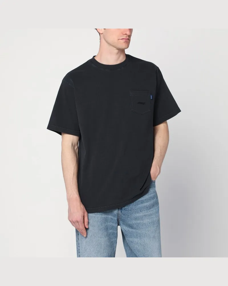 AWAKE NY Schwarzes T-Shirt aus Baumwolle Schwarz