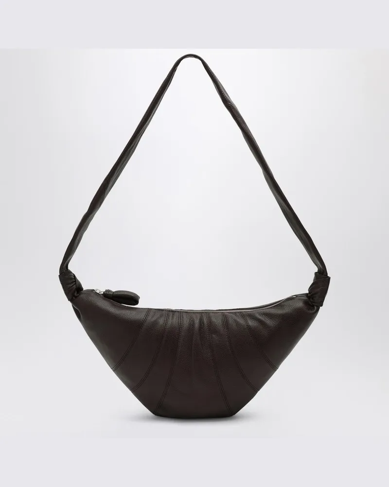 Christophe Lemaire Croissant-Tasche mittlerer Größe in Tiramisù-Braun Braun