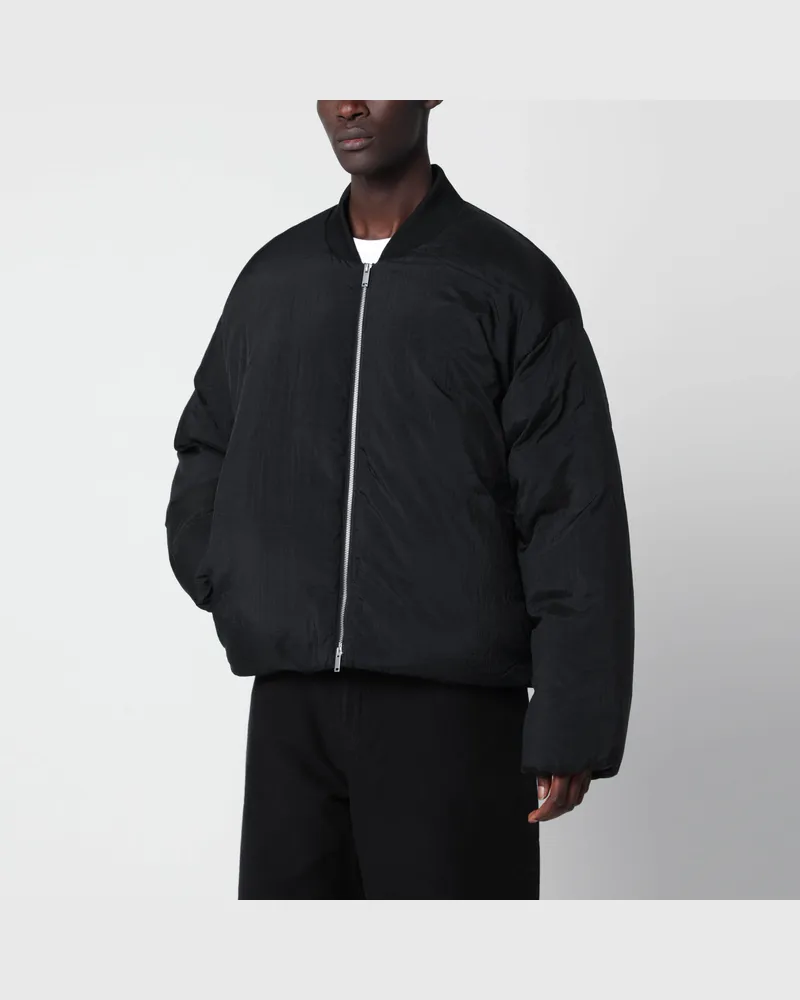 Studio Nicholson Frye Bomberjacke aus schwarzem Nylon Black
