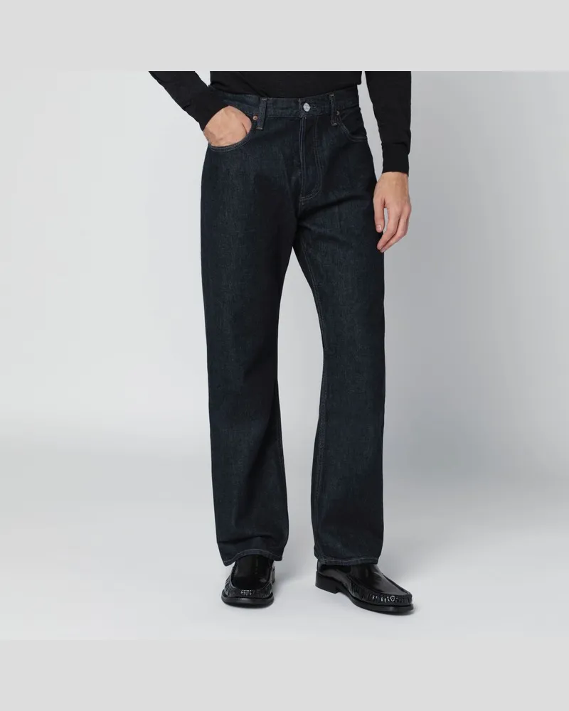 AGOLDE Dunkelblaue Regular Jeans Schwarz