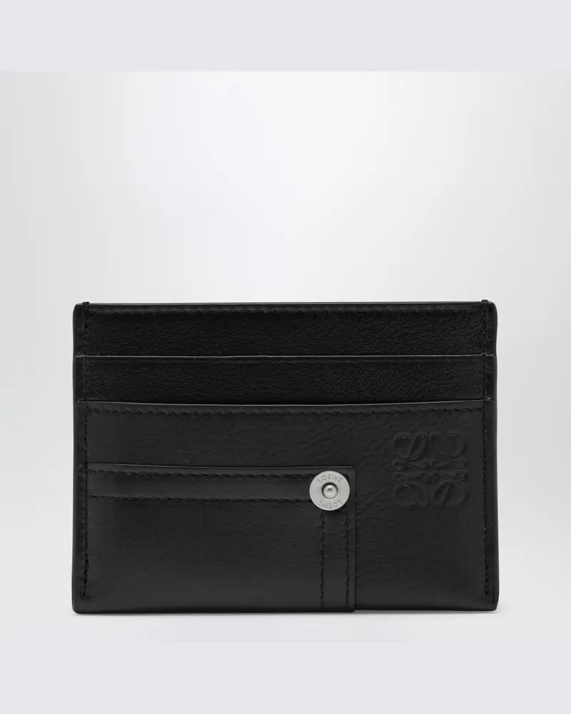 Loewe Panta Kartenetui schlicht aus schwarzem Leder 