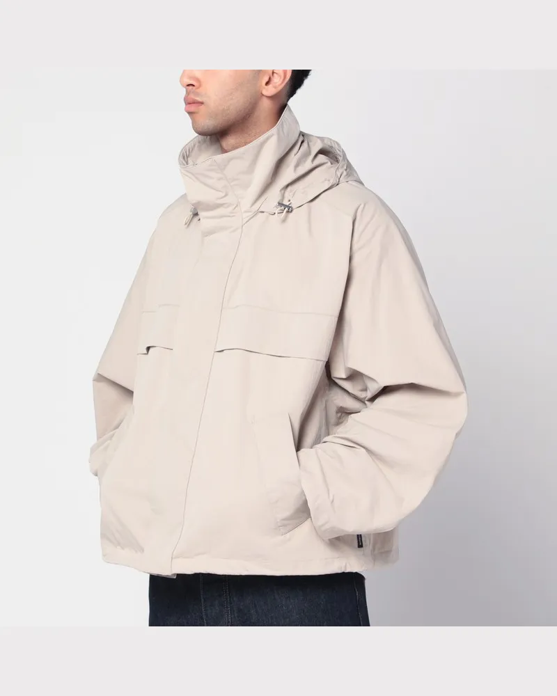 Bottega Veneta Beige technische Nylonjacke Beige