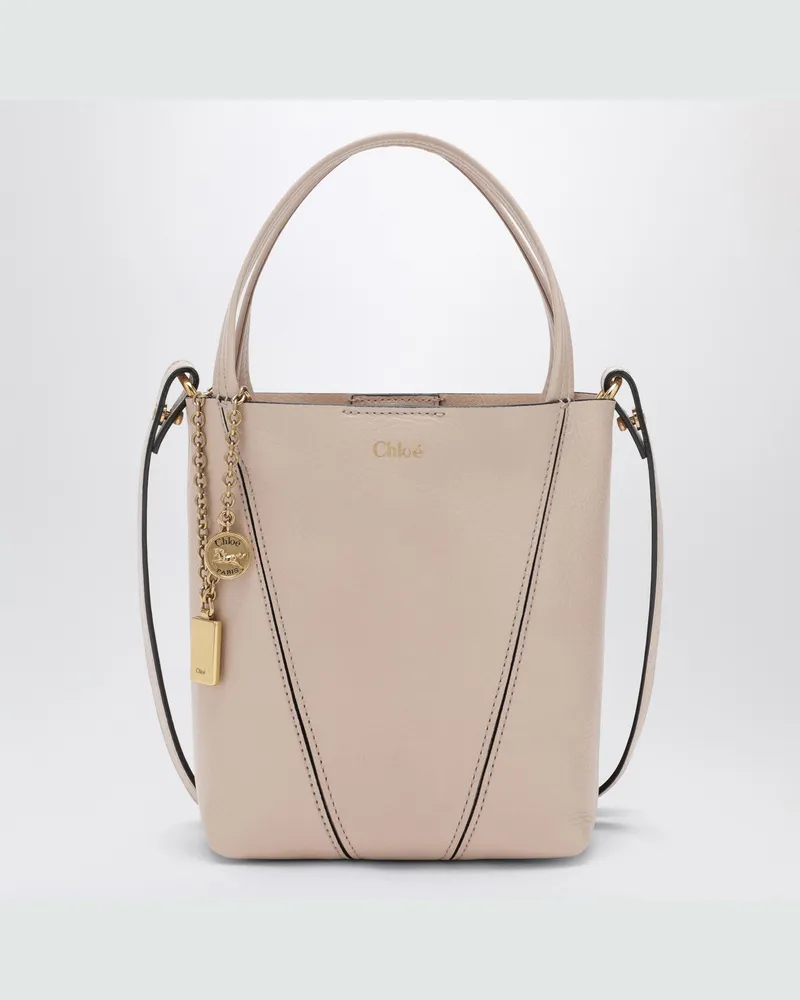 Chloé Kleine  Spin Tote Bag in Cement Pink Pink