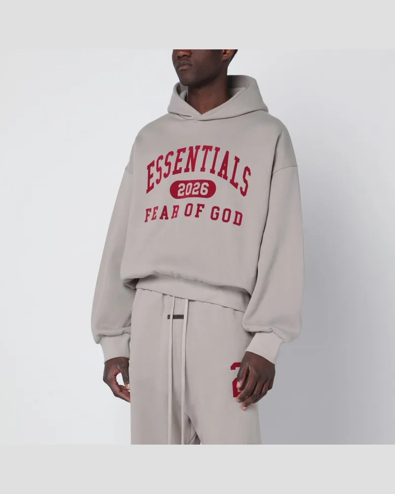 Fear of God Rauchgraues Sweatshirt mit Logoprint Grau
