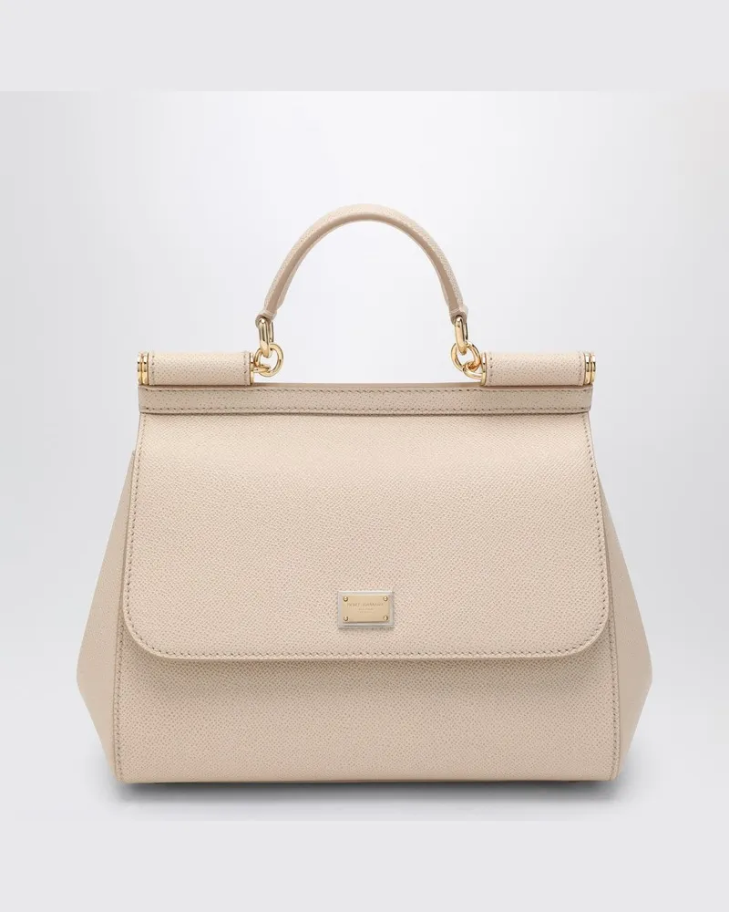 Dolce & Gabbana Große Handtasche Sicily in Hautrosa Rosa
