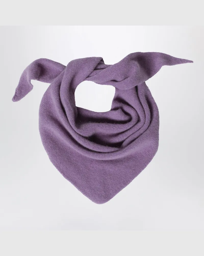 Le Bonnet Bandana aus Wolle und Caregora in Lavender Purple