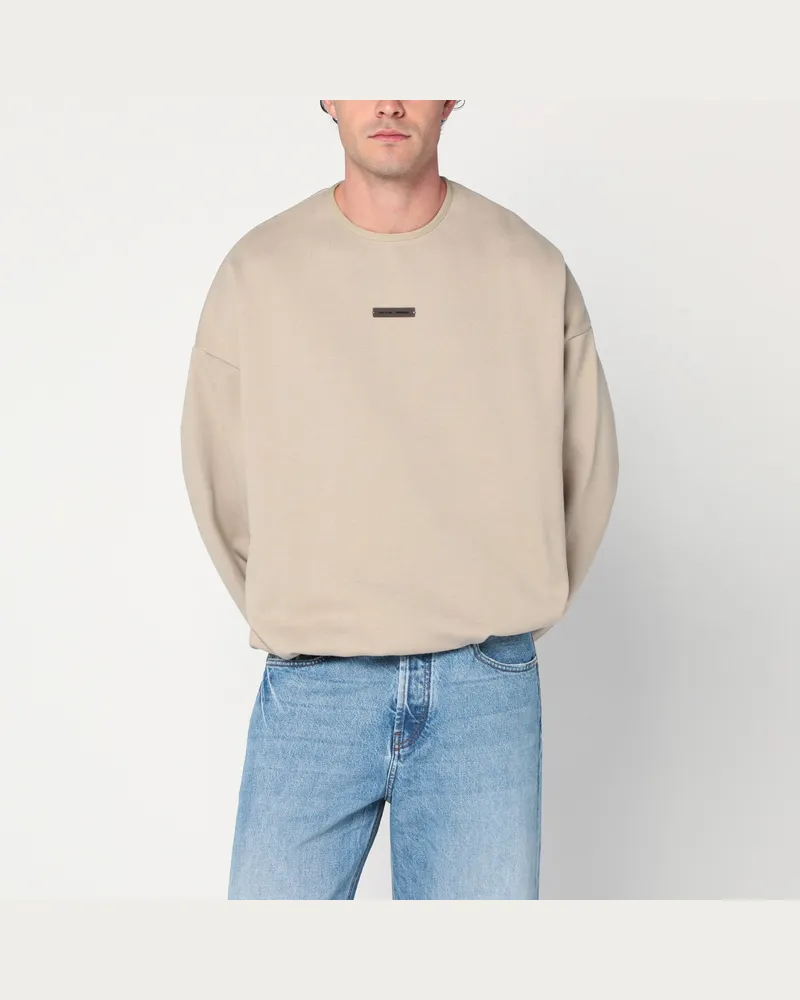 Fear of God Greiges Sweatshirt aus angerauter Baumwolle Beige