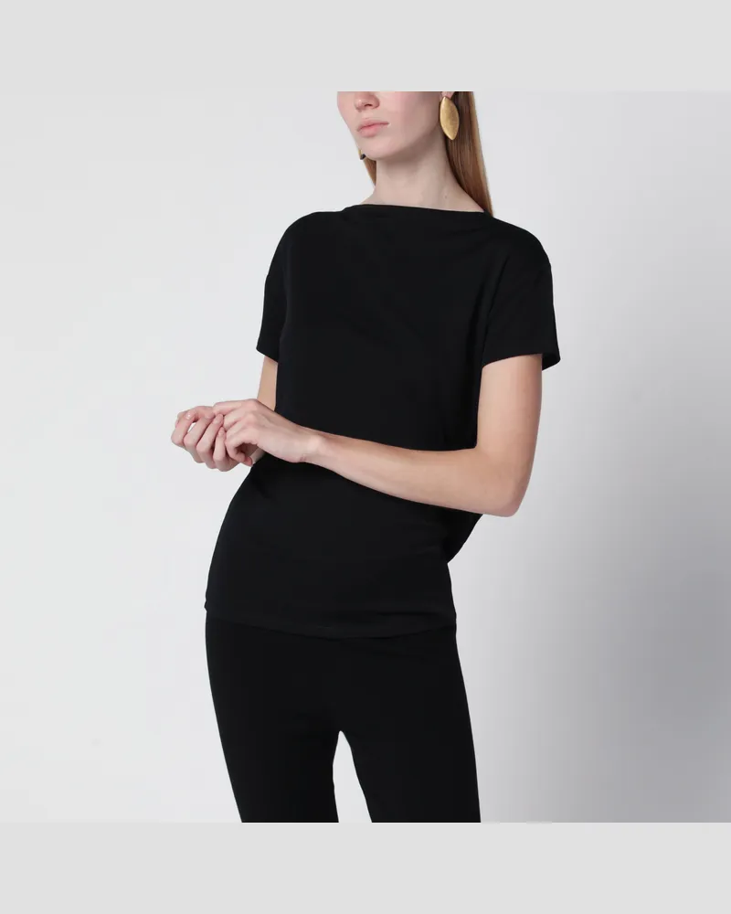 Jacquemus Mistral Top in Schwarz aus Viskosemischung Black