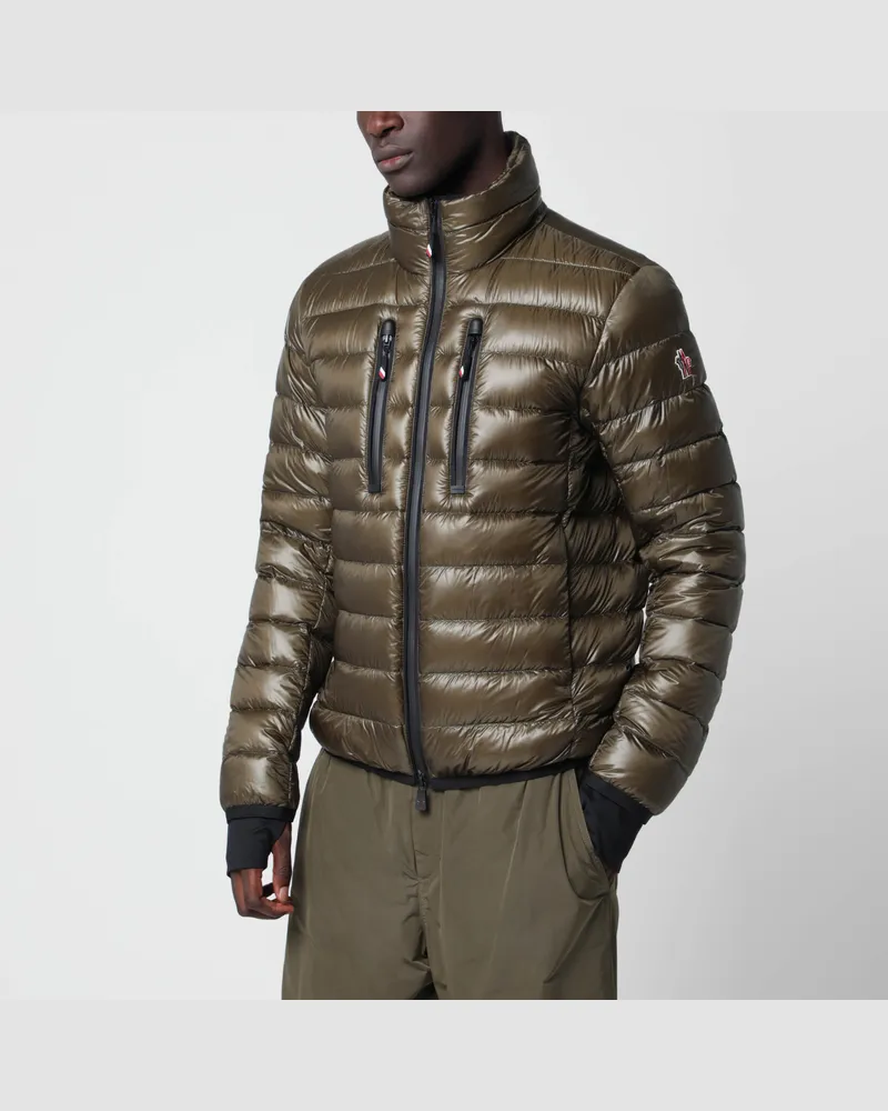 Moncler Hers Olive Ripstop Skijacke Green