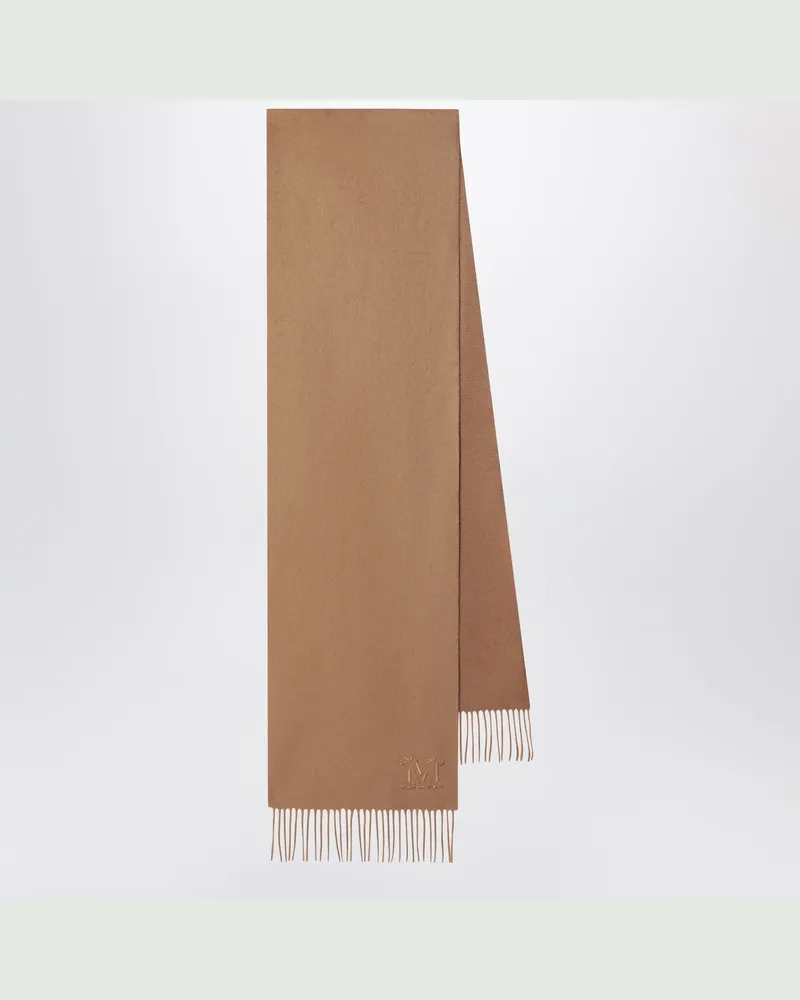 Max Mara Kamelbrauner Kaschmirschal Brown