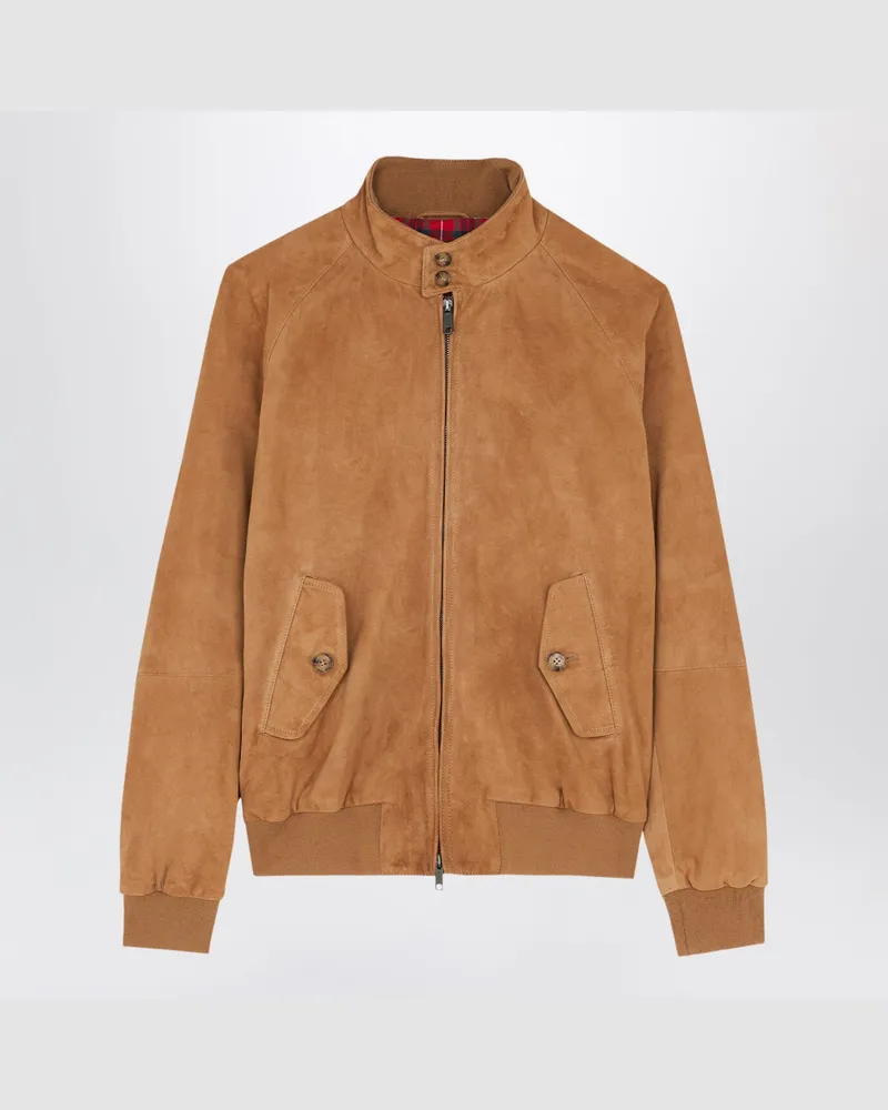 Baracuta G9 Jacke aus Wildleder Tobacco Brown