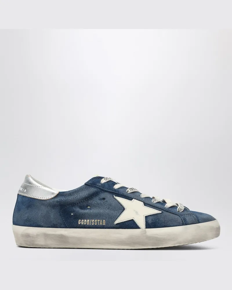Golden Goose Sneaker Super Star Fliegerblau/Creme/Silber Mehrfarbig