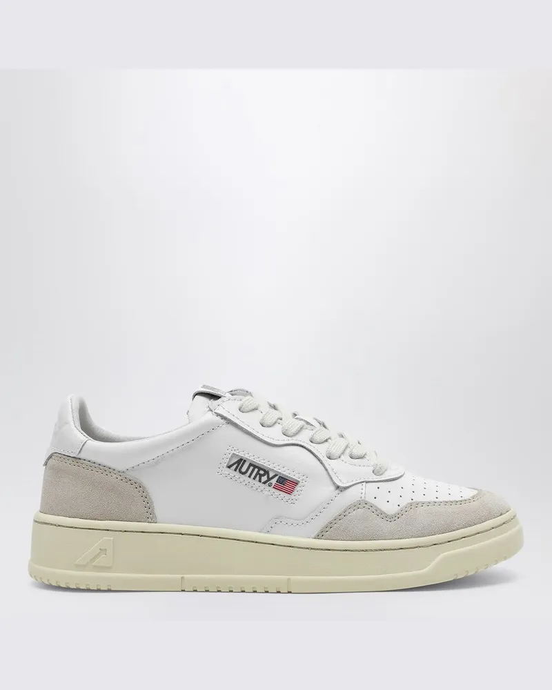 AUTRY Weißer Sneaker Medalist aus Leder Weiß
