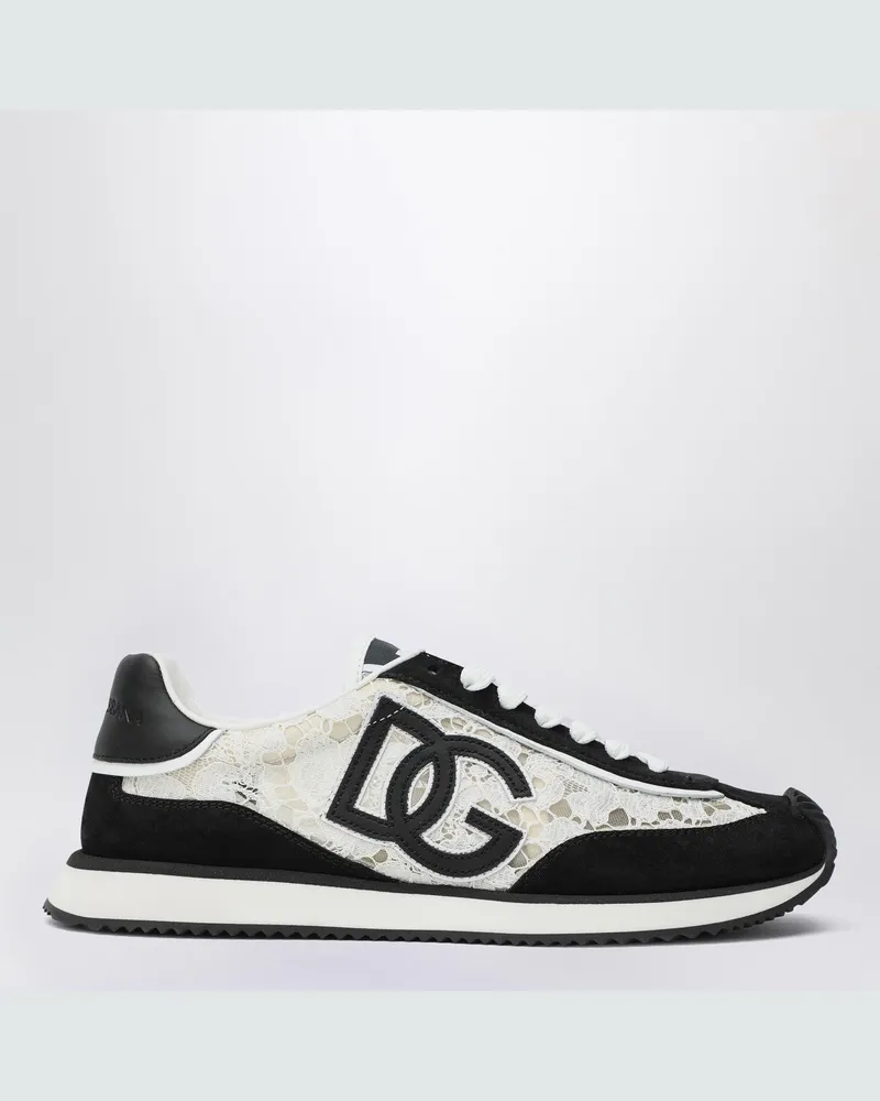 Dolce & Gabbana Sneaker DG Cushion weiß/schwarz White