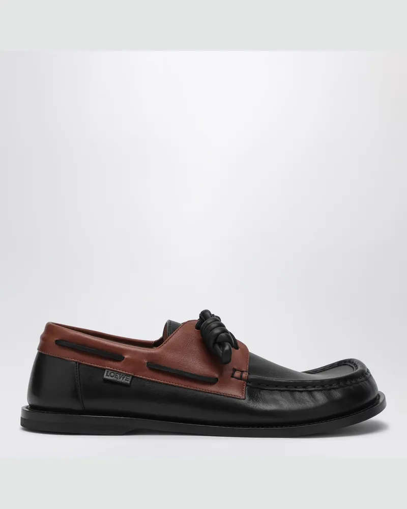 Loewe Campo Bootsschuh in Braun/Schwarz 