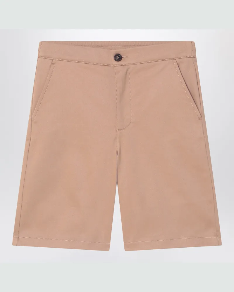 Golden Goose Dunkelbeige Shorts aus Baumwolle Beige