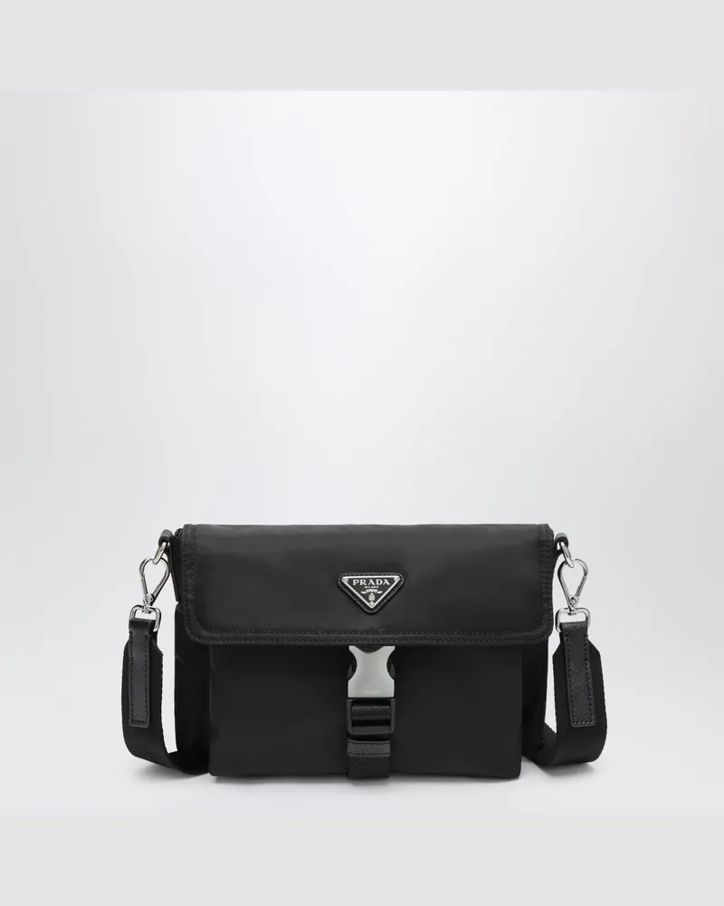 Prada Handyhülle schwarz aus Re-Nylon Black